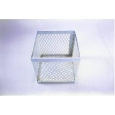 CESTO DE METAL GALVANIZADO DE 15 X 15 X 15cm. SAT41122400 AE009